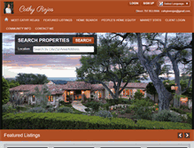 Tablet Screenshot of cathyrojas.com